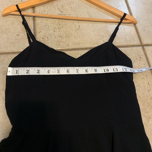 Aritzia Talula Black Flowy Mini Dress – Size 6 - Picture 6 of 8